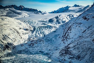 Knik Glacier; Knik Flusstal